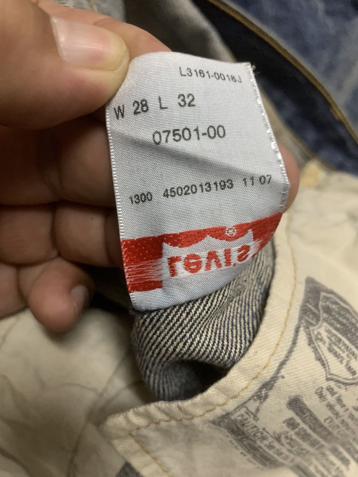 Levi's LEVI’S 501 DISTRESSED AGING DENIM Size US 28 / EU 44 - 13 Thumbnail