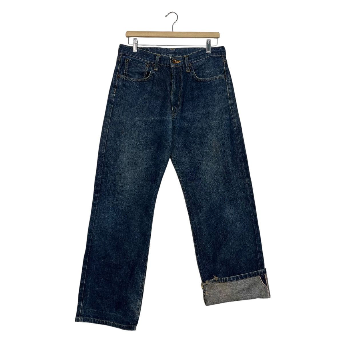 Edwin Vintage Edwin Lot 505 Redline Denim Jean Size US 32 / EU 48 - 11 Thumbnail