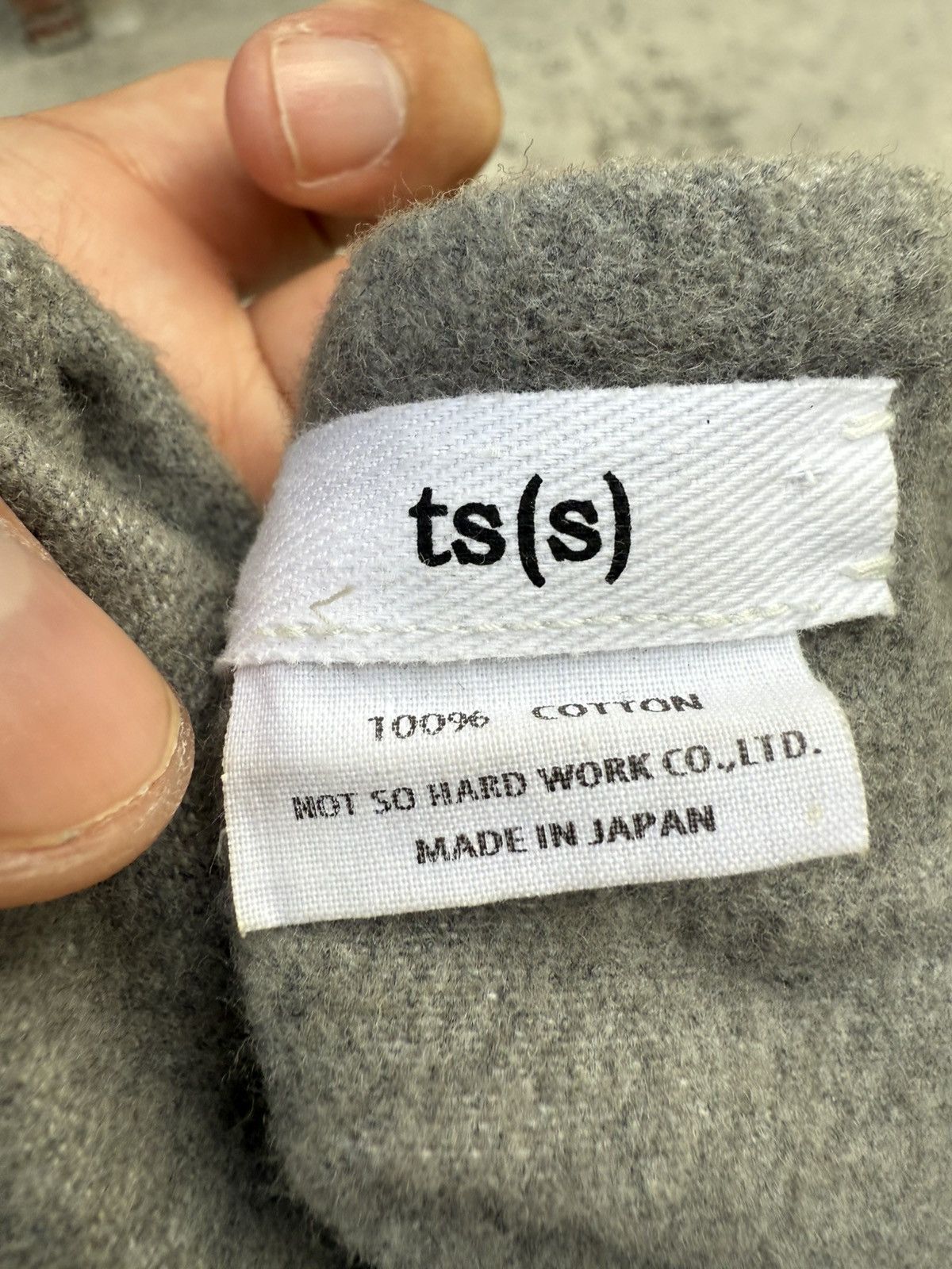 Ts(S) Hoodie Scarf thing by Ts(s) in gray Size ONE SIZE - 4 Thumbnail