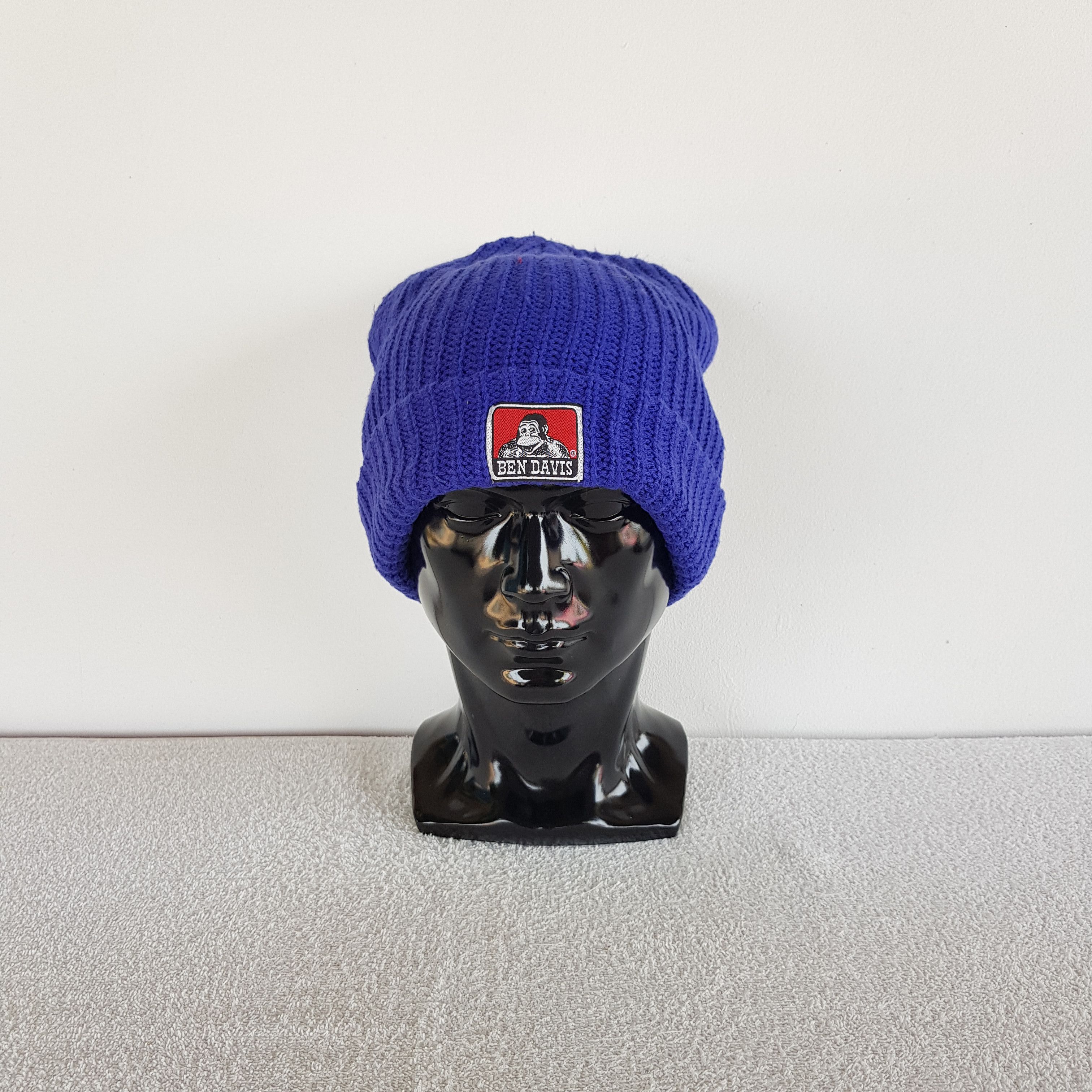 Ben Davis Vintage Ben Davis Beanie 90s Knitted Snow Caps Hats Size ONE SIZE - 2 Thumbnail