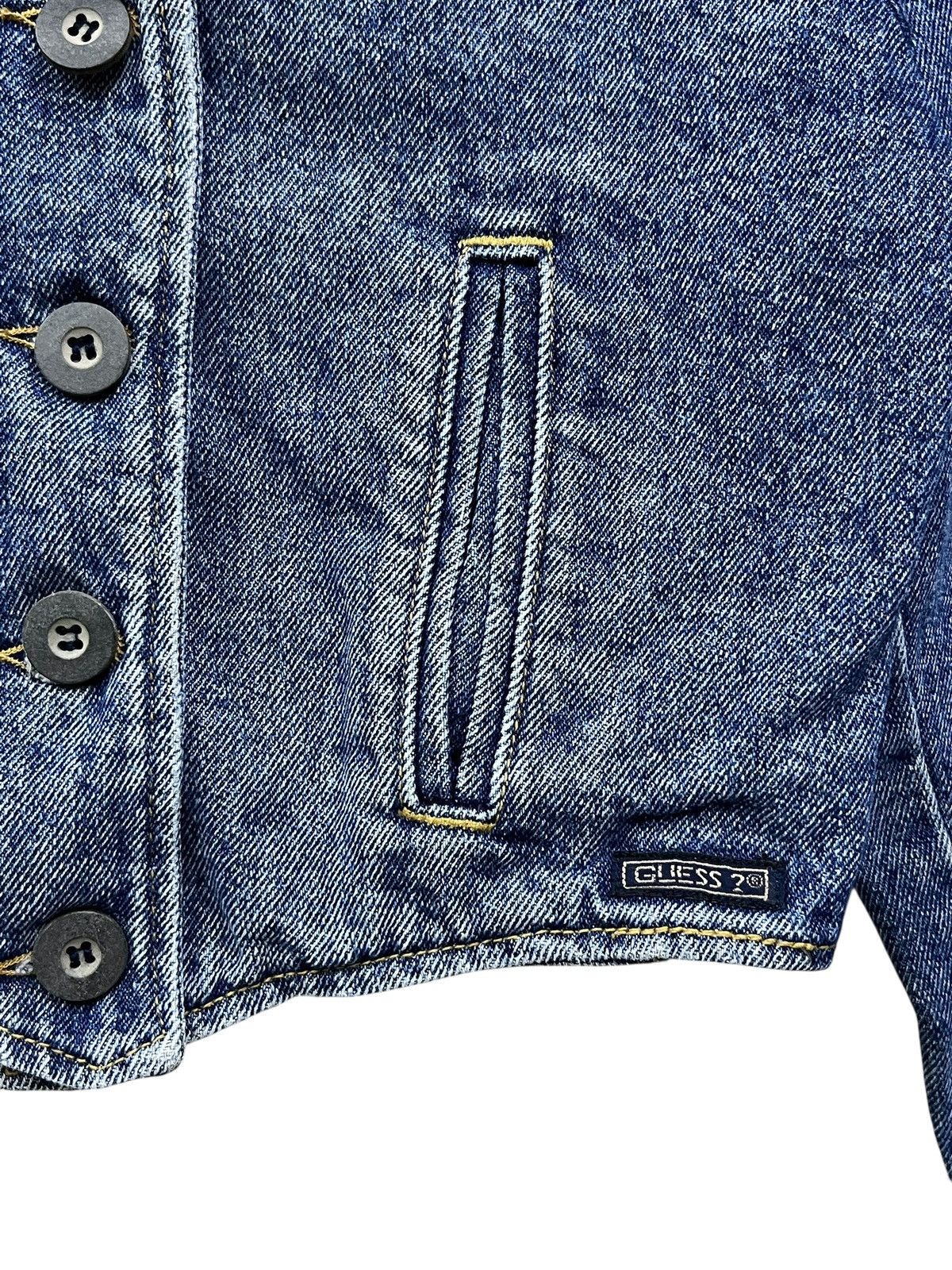 Guess Vtg 80s Guess Georges Marciano Denim Jacket Made in USA Sz S Size S / US 4 / IT 40 - 6 Thumbnail