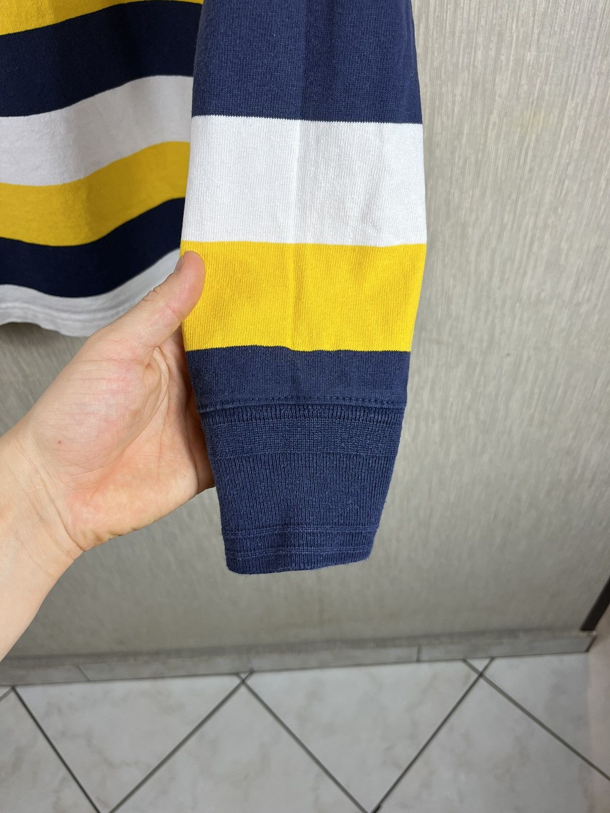 Polo Ralph Lauren × Ralph Lauren × Vintage Vintage 90s Polo Ralph Lauren rugby striped y2k long sleeve Size US S / EU 44-46 / 1 - 11 Thumbnail