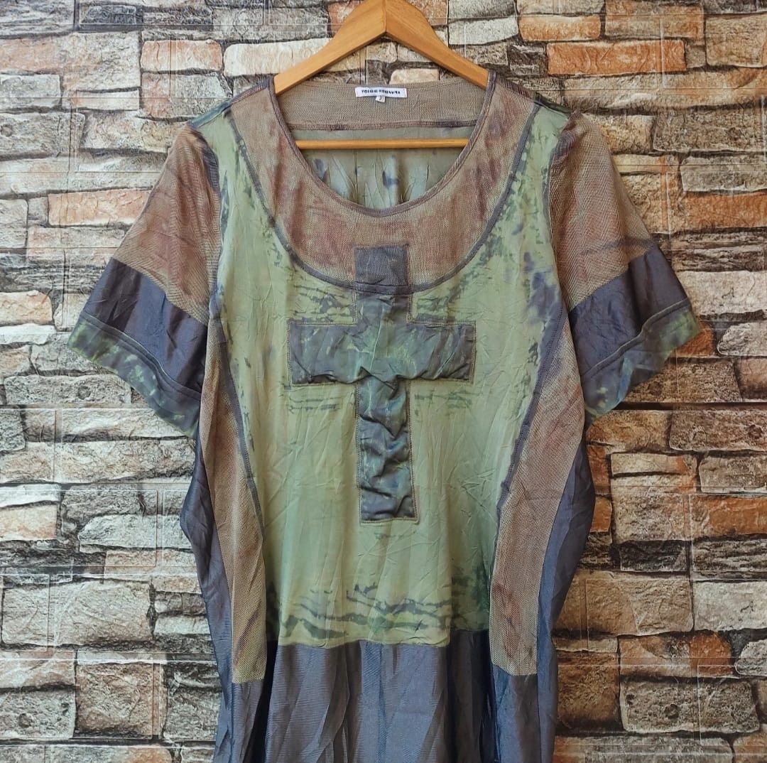 Japanese Brand Yoshiki Hishinuma Blouses Size XL / US 12-14 / IT 48-50 - 3 Thumbnail