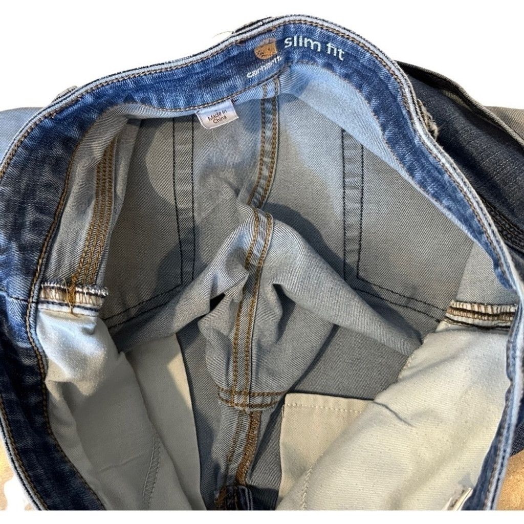 Carhartt CARHARTT Slim Fit Bermuda Jean Short Women’s Size 8. Size 30" / US 8 / IT 44 - 12 Thumbnail