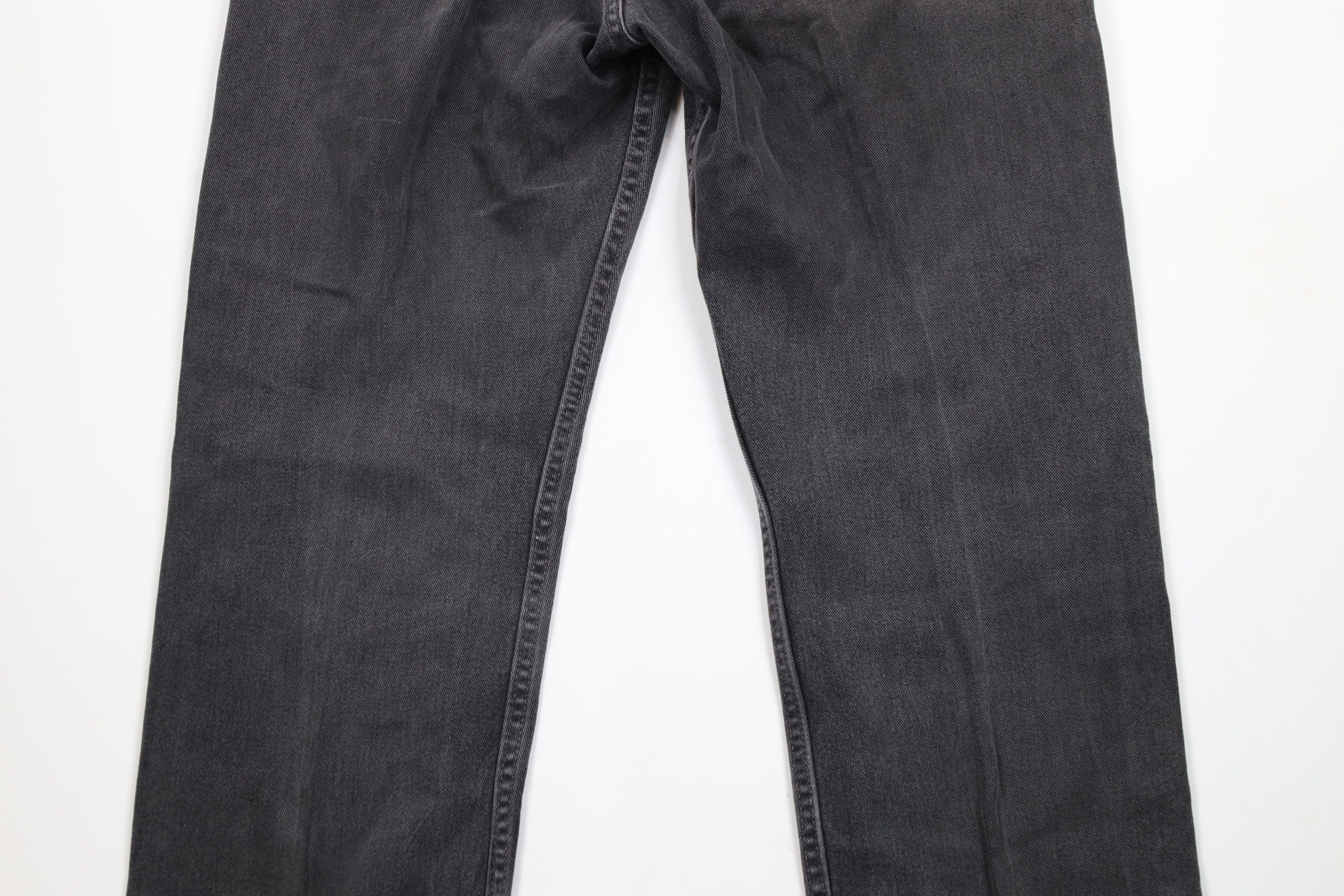 Levi's × Vintage Vintage Y2K 2001 Levis 505 Fit Straight Leg Jeans Black USA Size US 36 / EU 52 - 10 Thumbnail