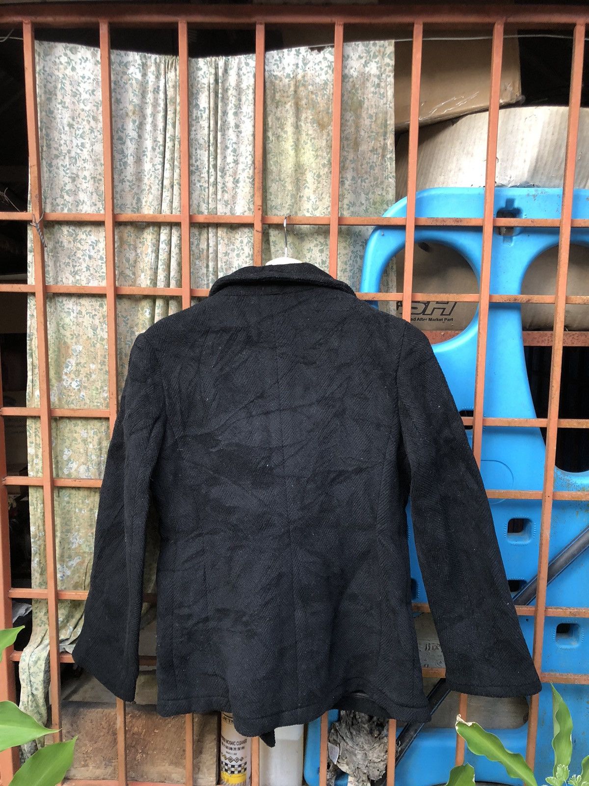 Designer × Homme + Femme La 00443 France Homme PeaCoat Jacket Women Size S / US 4 / IT 40 - 6 Thumbnail