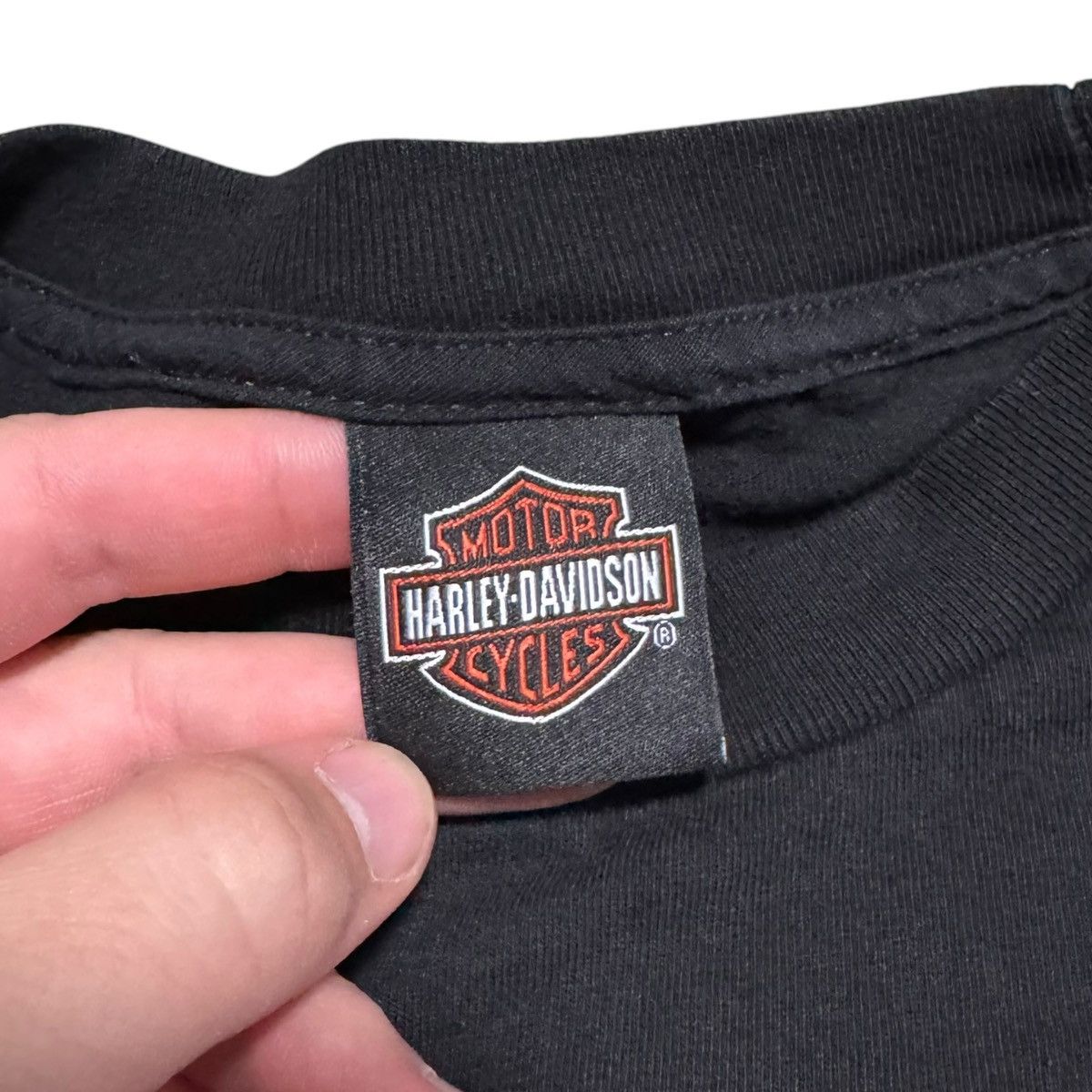 Harley Davidson Harley Davidson Pin Up Women Logo Spell Out Shirt Adult M Size US M / EU 48-50 / 2 - 6 Thumbnail