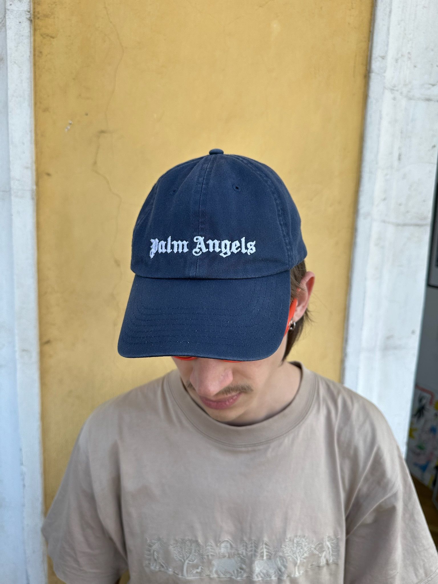Moncler x Palm Angels Baseball Cap Black Men's - FW21 - US