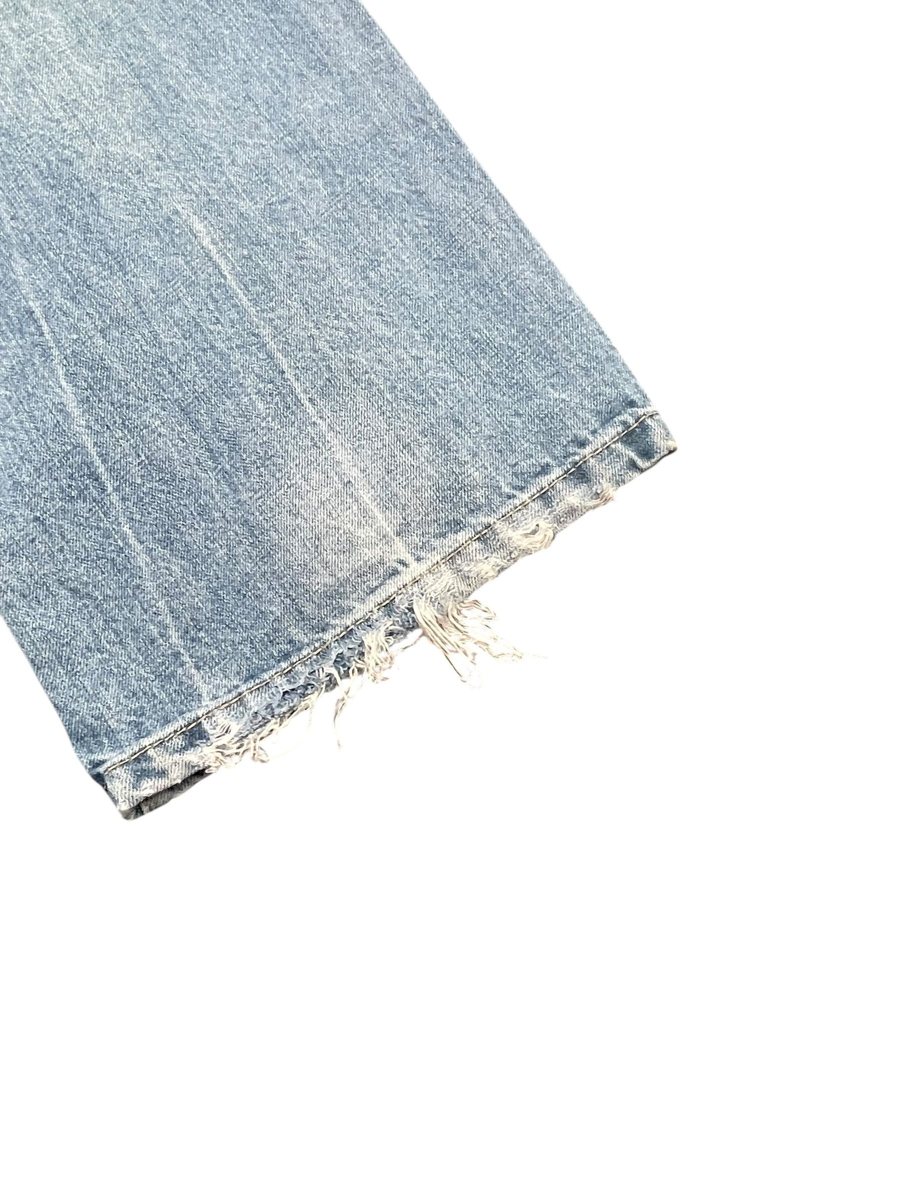 Lee Vintage Lee Dungarees Distresed Denim Size US 33 - 7 Thumbnail