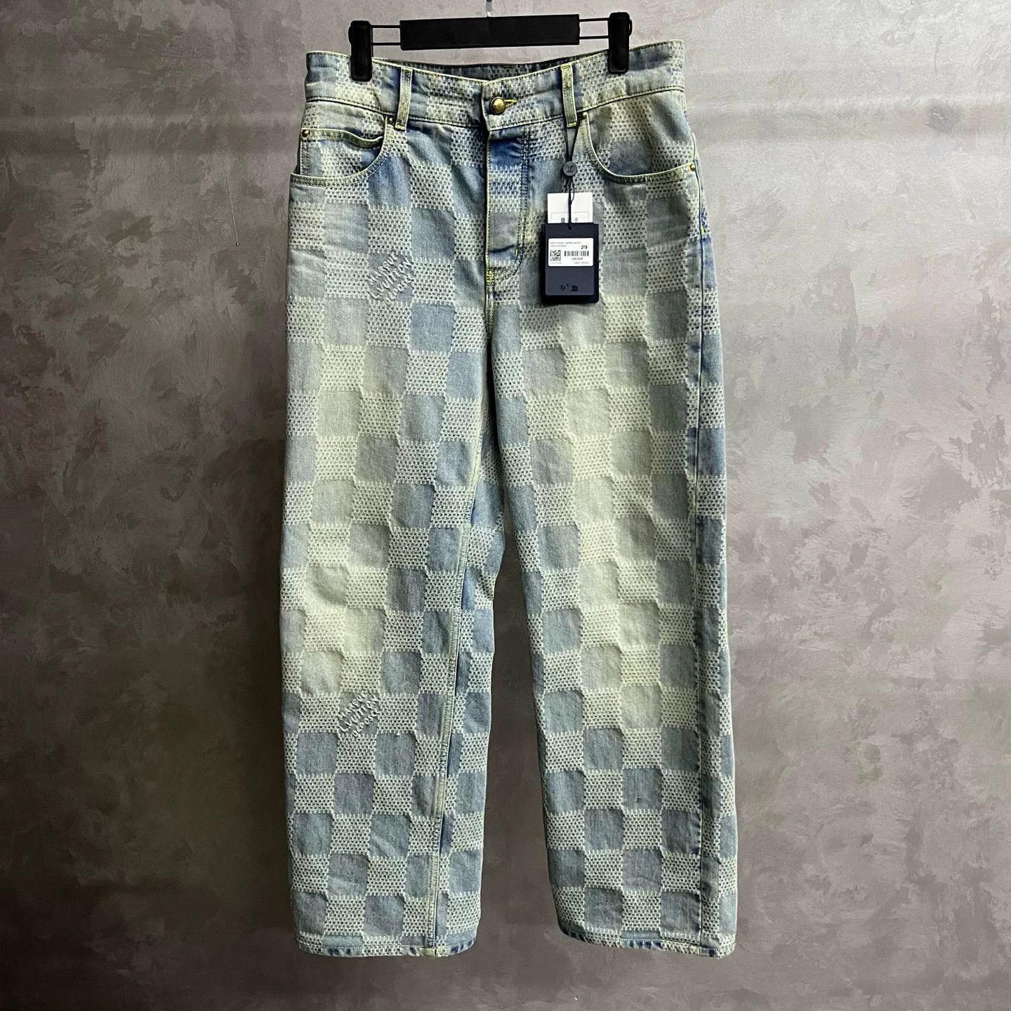 Louis Vuitton Louis Vuitton Printed Plaid Blue T-Shirt 29 Women Size XS / US 0-2 / IT 36-38 - 1 Thumbnail