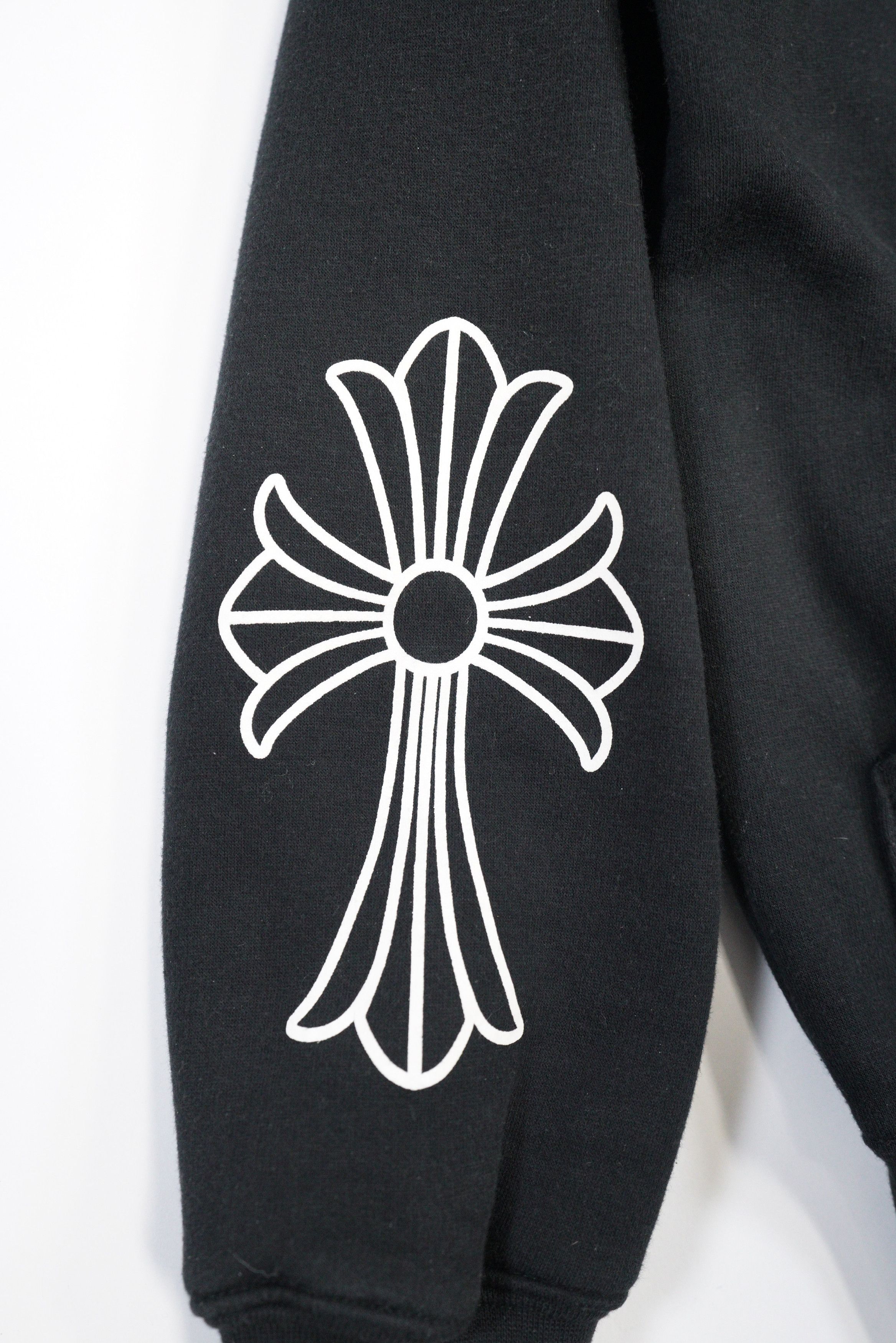 Chrome Hearts Chrome Hearts Vintage Srcoll Logo Waffle Cross Zip-Up Hoodie Size US S / EU 44-46 / 1 - 8 Thumbnail