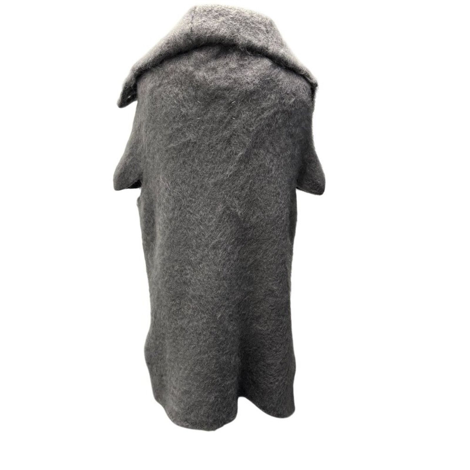 Maison Margiela Maison Margiela Wool-Blend Gray Sleeveless Coat Size M Size M / US 6-8 / IT 42-44 - 4 Thumbnail