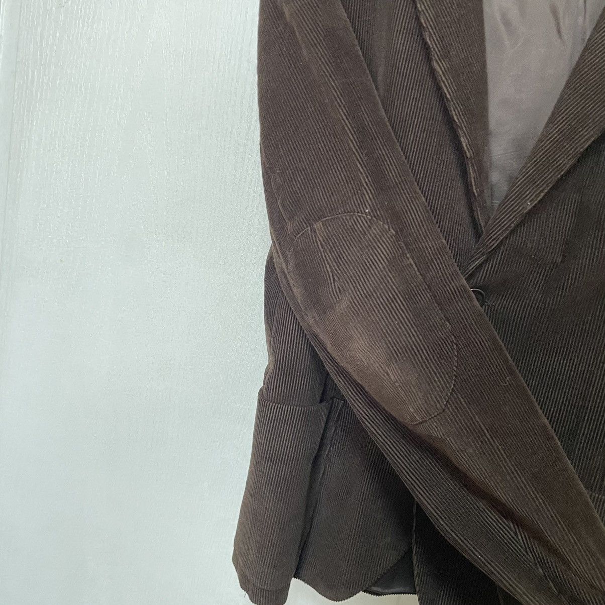 Japanese Brand × Takeshy Kurosawa Takeshy Kurosawa brown blazer jacket Avantgarde Asymmetric Size 48R - 6 Thumbnail