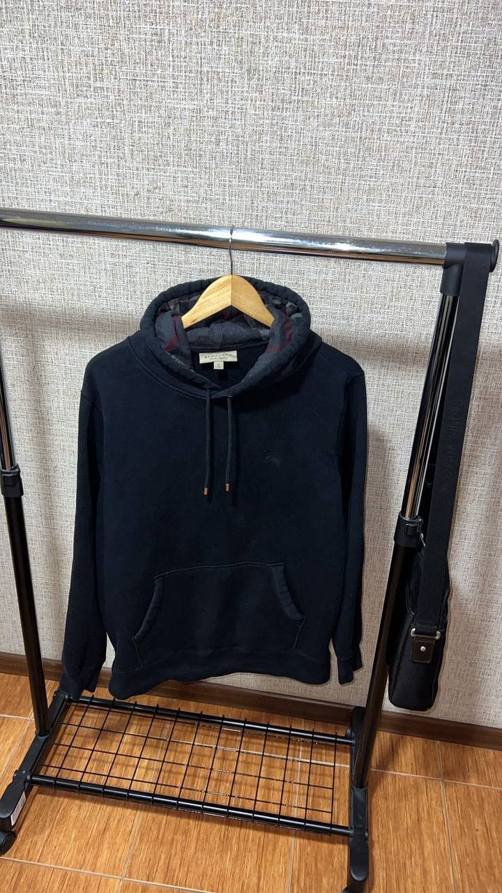 Burberry BURBERRY BLACK CHECKED HOOD HOODIE Size US XL / EU 56 / 4 - 1 Thumbnail