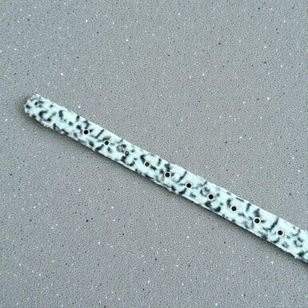 Other White Leopard Print Western Belt Size ONE SIZE - 5 Thumbnail