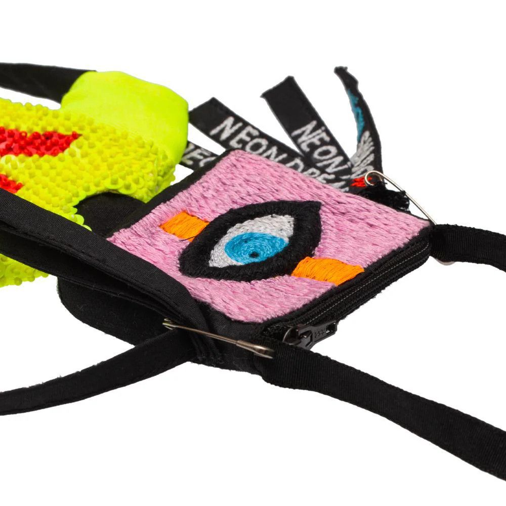 Walter Van Beirendonck Neon Shadow Cardholder Doll Size ONE SIZE - 4 Thumbnail