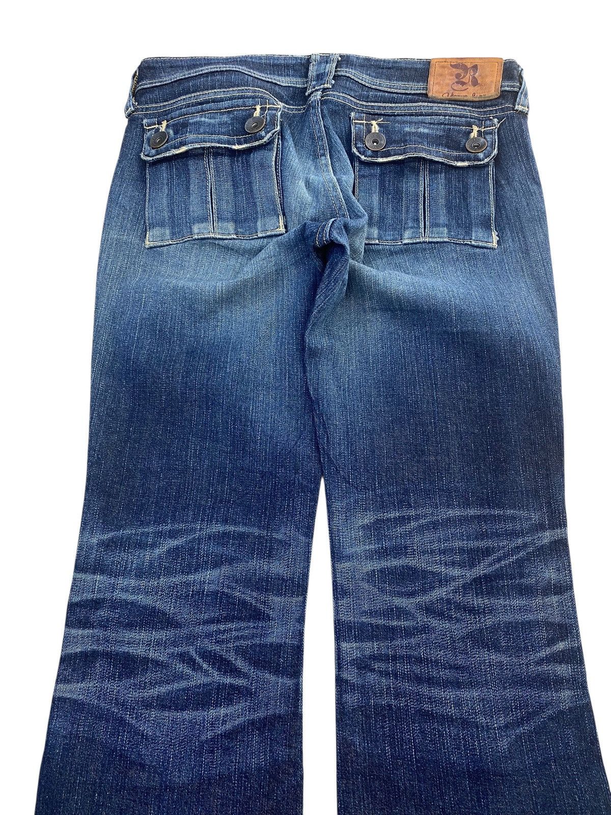 Edwin Edwin X Something Dark Faded Wash Style Flare Jeans Size US 30 / EU 46 - 4 Thumbnail