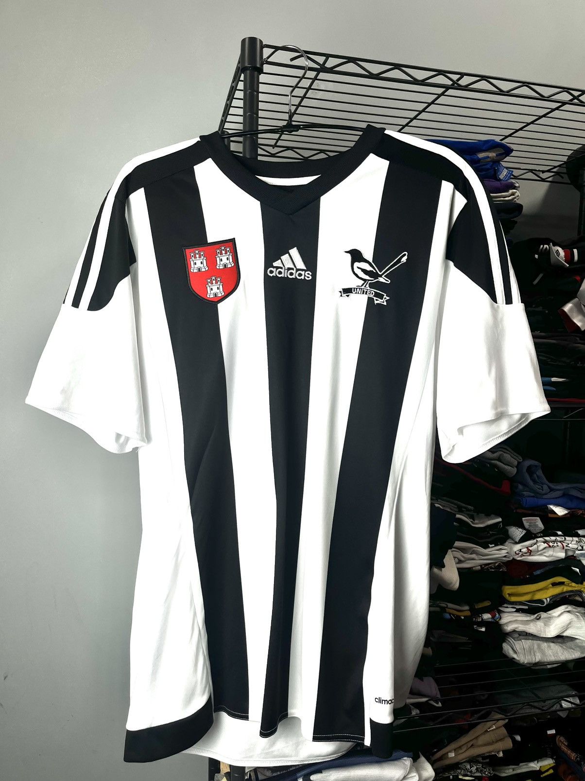 Adidas 2015 Adidas Newcastle Perez United Soccer Jersey T Shirt Size US L / EU 52-54 / 3 - 2 Thumbnail