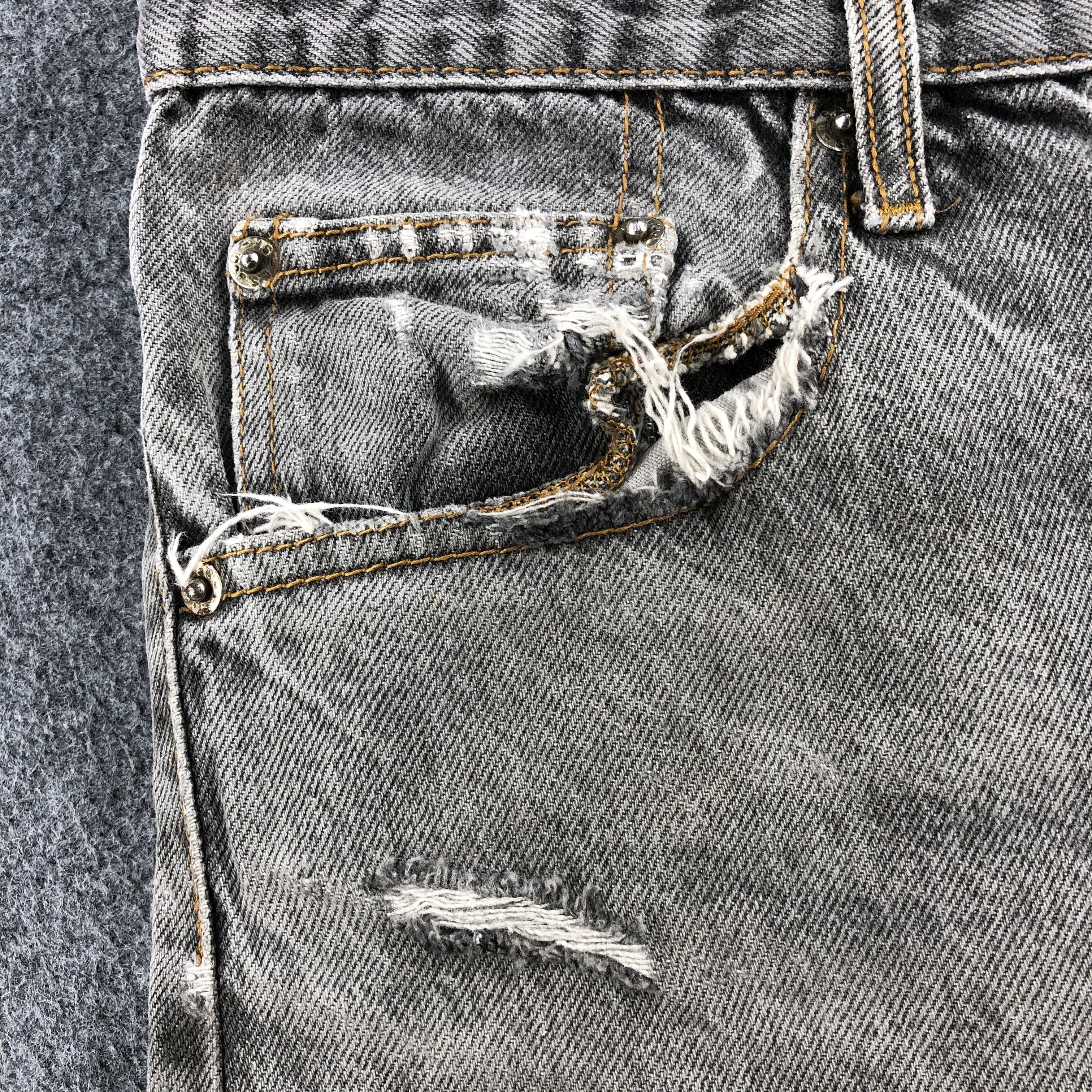 Levi's Vintage 90s Ripped Levis 501 Earth Tone Jeans-J1600 Size US 36 / EU 52 - 11 Thumbnail