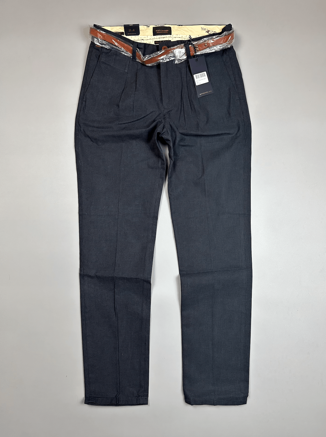 Scotch & Soda Straigh Fit dark gray Scotch&Soda Medium + leather belt Size US 32 / EU 48 - 1 Thumbnail