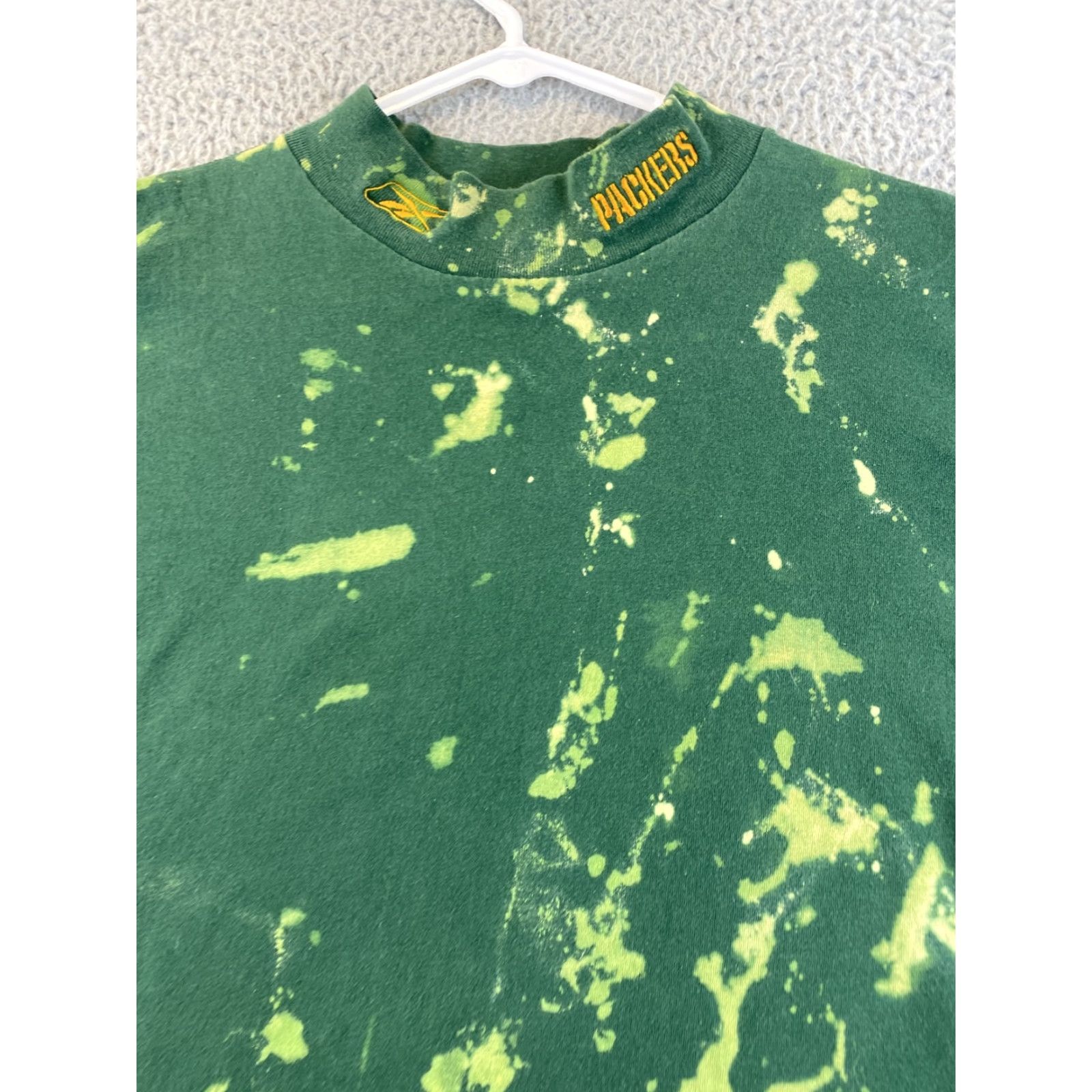 Reebok VINTAGE Reebok NFL Green Bay Packers Men Long Sleeve Tee L Green Logo T-Shirt 81-44 Size US L / EU 52-54 / 3 - 3 Thumbnail