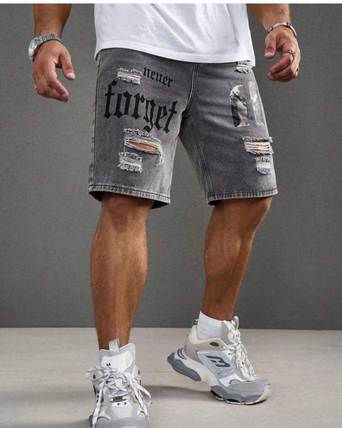 Other × Vintage City Drip Shorts 🌆 All Sizes Size US 38 / EU 54 - 3 Thumbnail