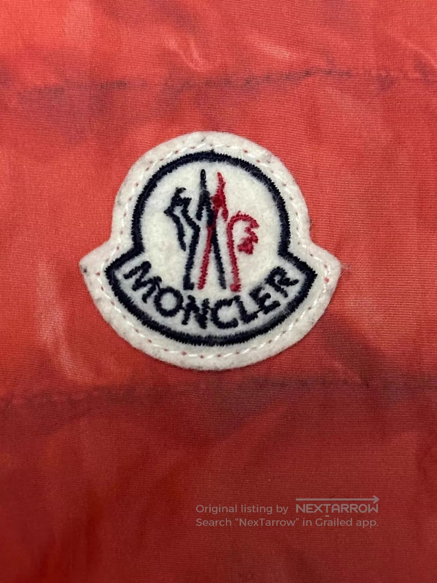 Moncler Orange Hooded Lightweight Jacket - Size L. Size US L / EU 52-54 / 3 - 3 Thumbnail