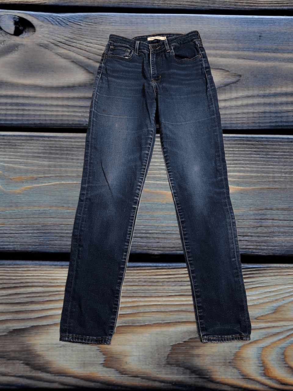 Levi's Levis 721 High Rise Skinny Jeans, Distressed Size 28" / US 6 / IT 42 - 1 Thumbnail