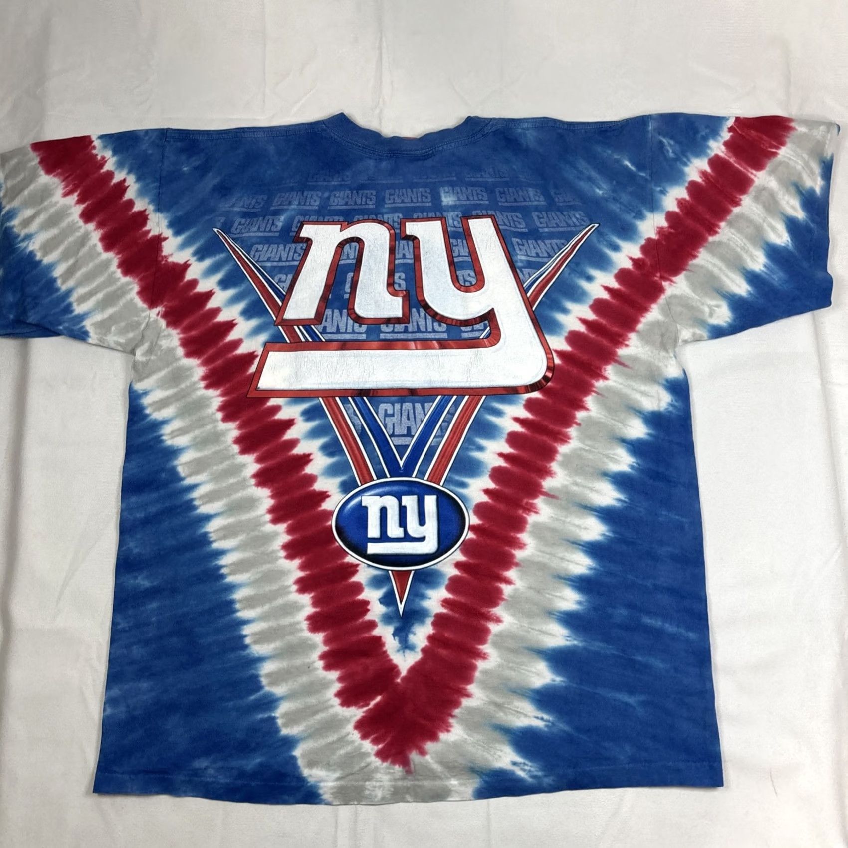 NFL NFL Shirt Mens XL Tie Dye Red Blue New York Giants V All OverY2K Size US XL / EU 56 / 4 - 6 Thumbnail
