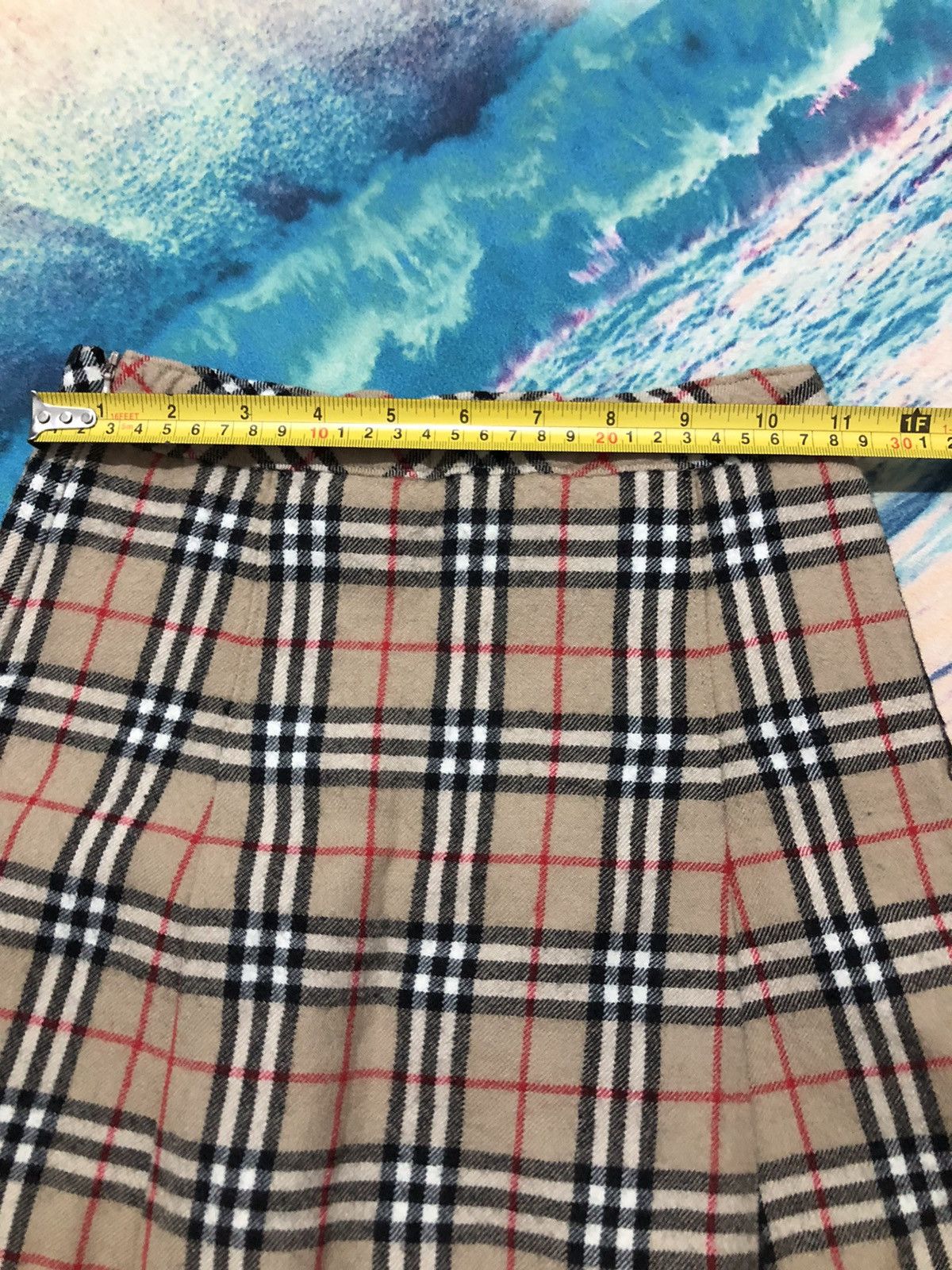 Burberry × Designer × Vintage Burberry Mini Skirt Youth 120 Size 22" - 6 Thumbnail