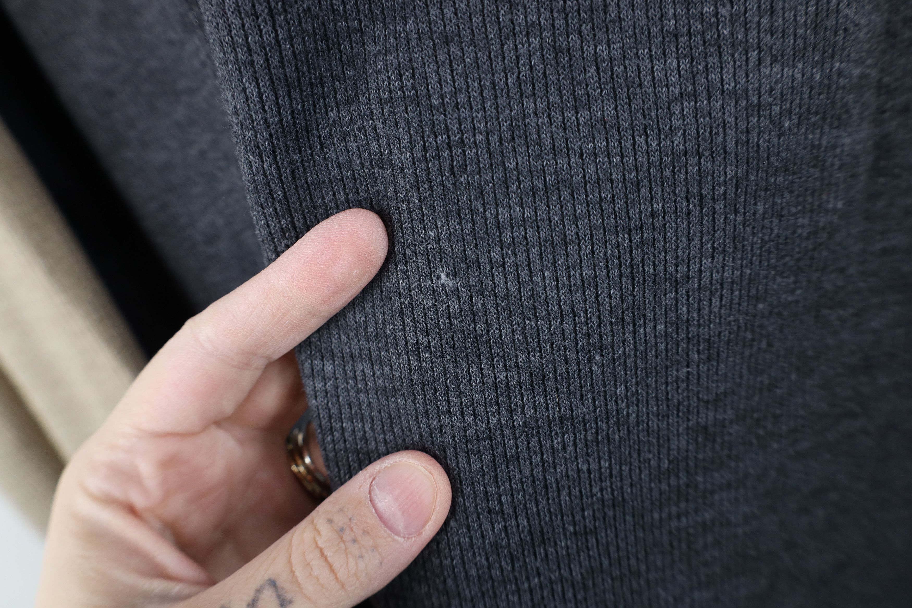 Vintage Vintage 90s Y2K Streetwear Ribbed Knit Long Sleeve T-Shirt Size US XL / EU 56 / 4 - 5 Thumbnail