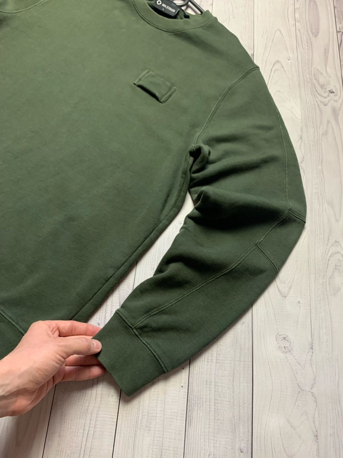 Massimo Osti Ma.strum green sweatshirt casuals Size L Size US L / EU 52-54 / 3 - 5 Thumbnail