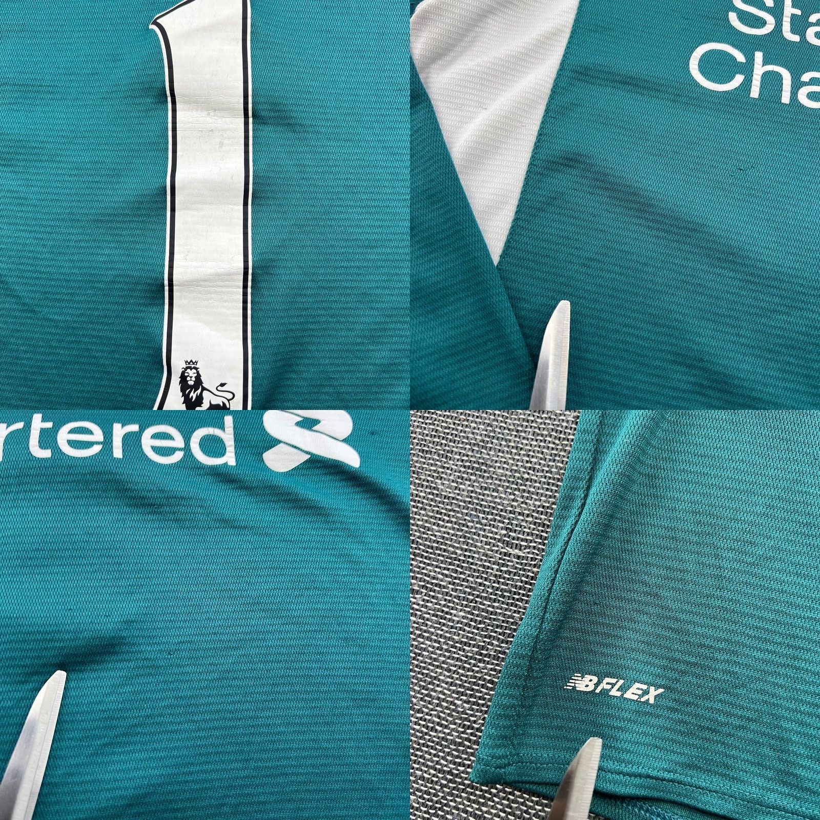 New Balance Liverpool 2015 2016 Goalkeeper Football Jersey Mens Large New Balance Shirt, Green, Long Sleeve, Moisture Wicking, Quick Dry, Football Size US L / EU 52-54 / 3 - 8 Thumbnail