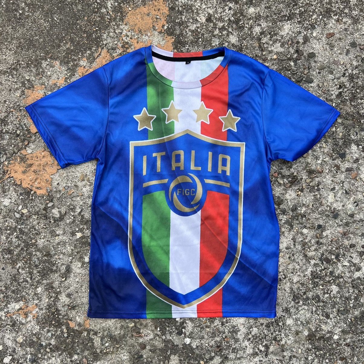 Ringspun × Vintage Vintage y2k Italia Sweatshirt Trashed Size US M / EU 48-50 / 2 - 1 Thumbnail
