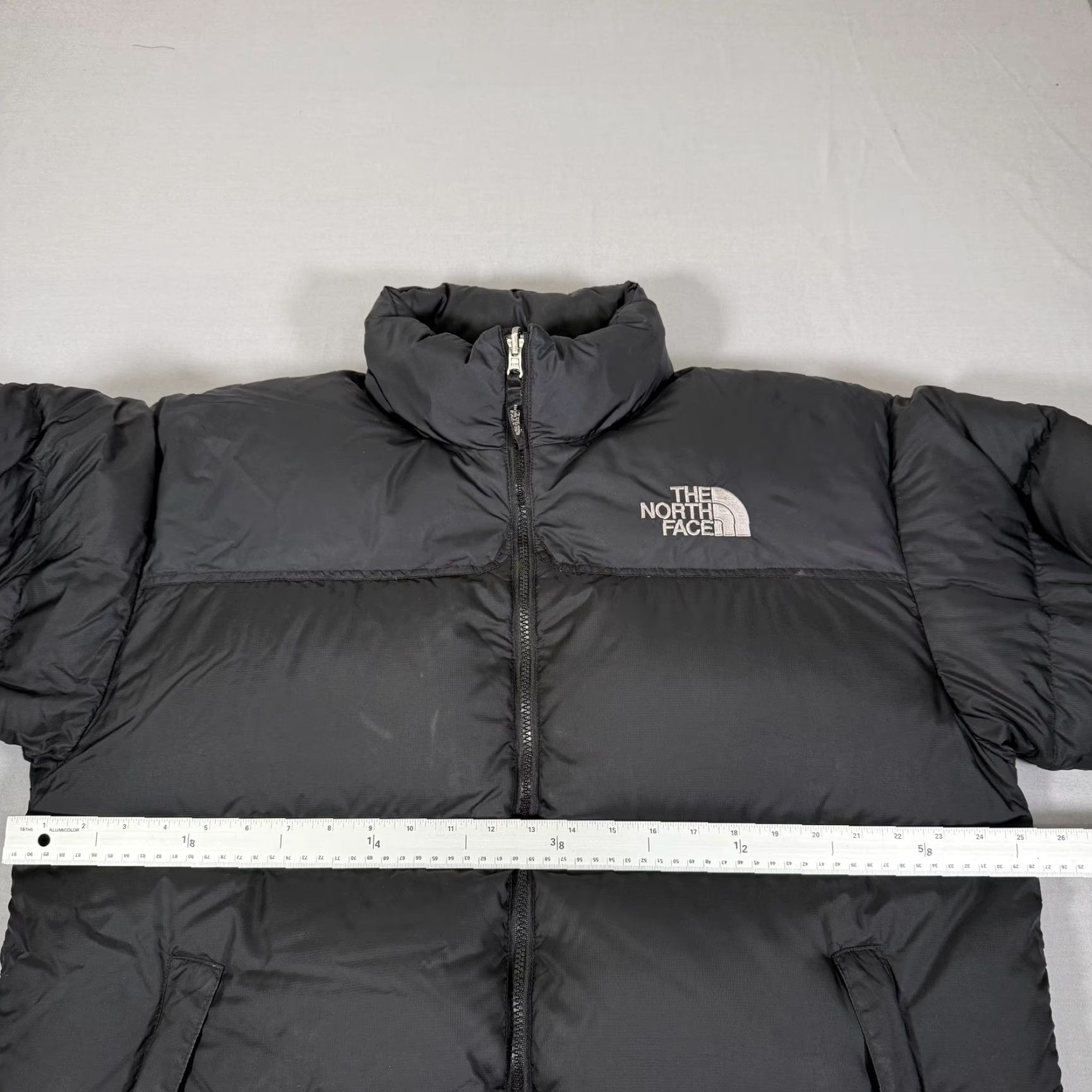 The North Face VINTAGE The North Face Nuptse 700 Down Puffer Jacket Mens XL Black Zip Full Zip Stand-Up Collar Quilted Pockets Outdoor Hiking Winter Casual Size US XL / EU 56 / 4 - 7 Thumbnail