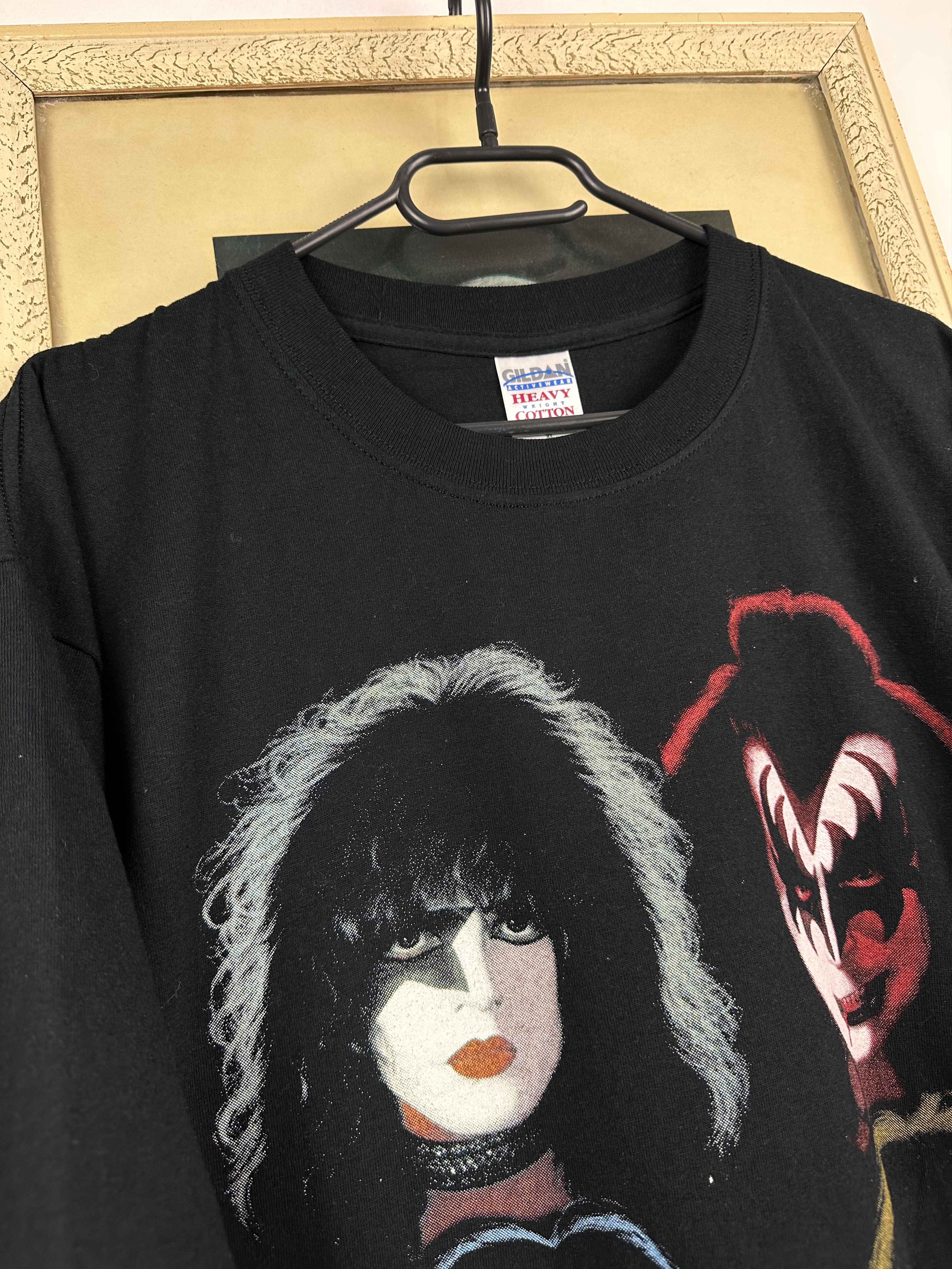 Band Tees Vintage Kiss Army Depot Faces Band Rare Graphic Shirt Tee Size US XL / EU 56 / 4 - 4 Thumbnail