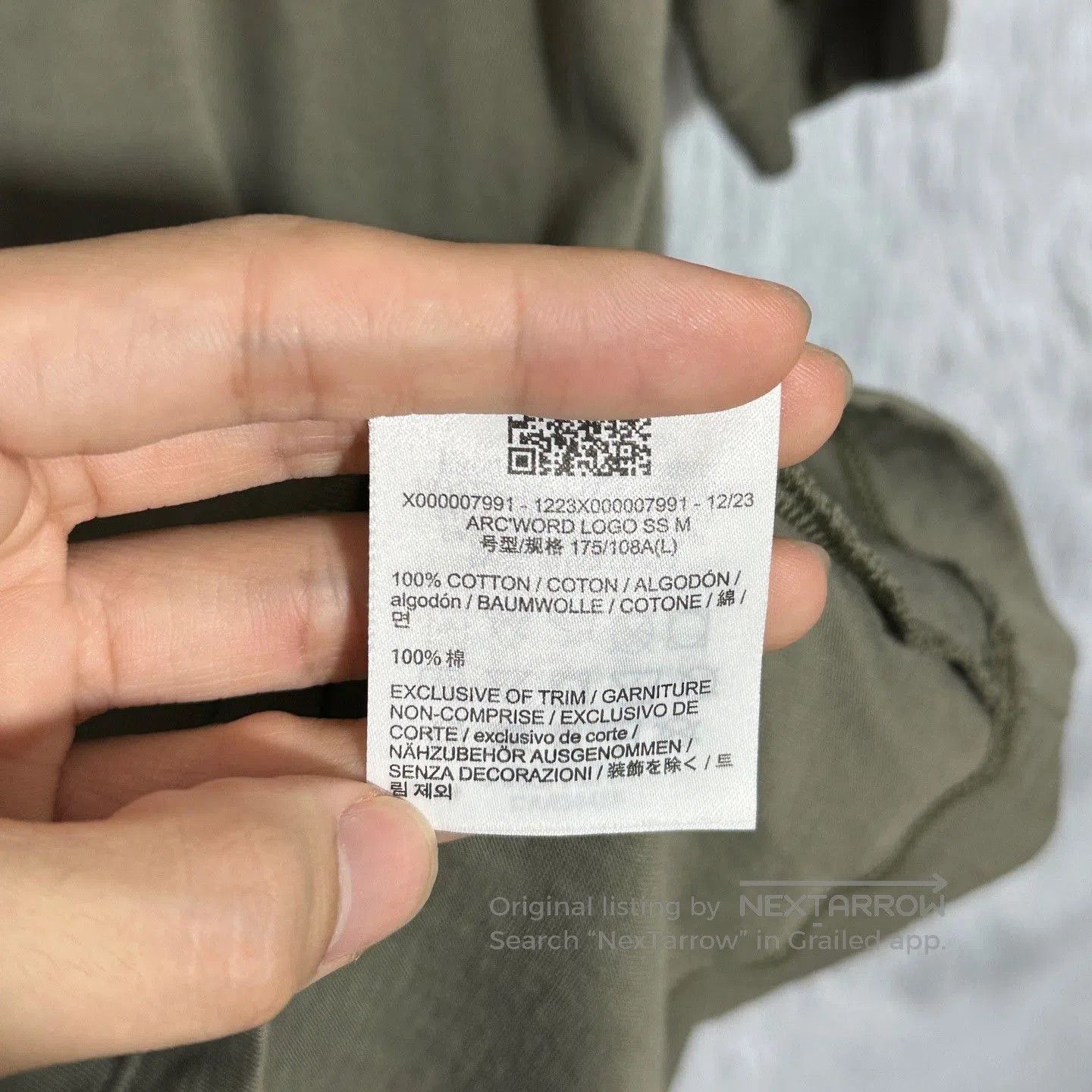 Arc'teryx Arcteryx Logo Short Sleeve T-shirt. Size US L / EU 52-54 / 3 - 5 Thumbnail