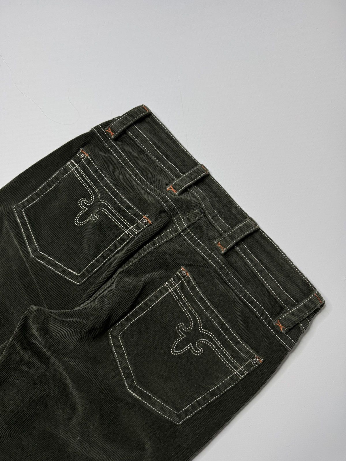 Vintage Vintage avant garde bottle green corduroy pants swag if6was9 Size US 32 / EU 48 - 6 Thumbnail