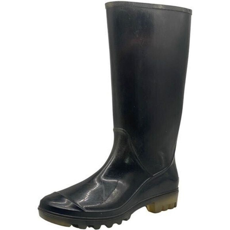 Coach Coach Rubber Waterproof Rain Boots Glossy Black Women Size 7 Size US 7 / EU 40 - 1 Thumbnail