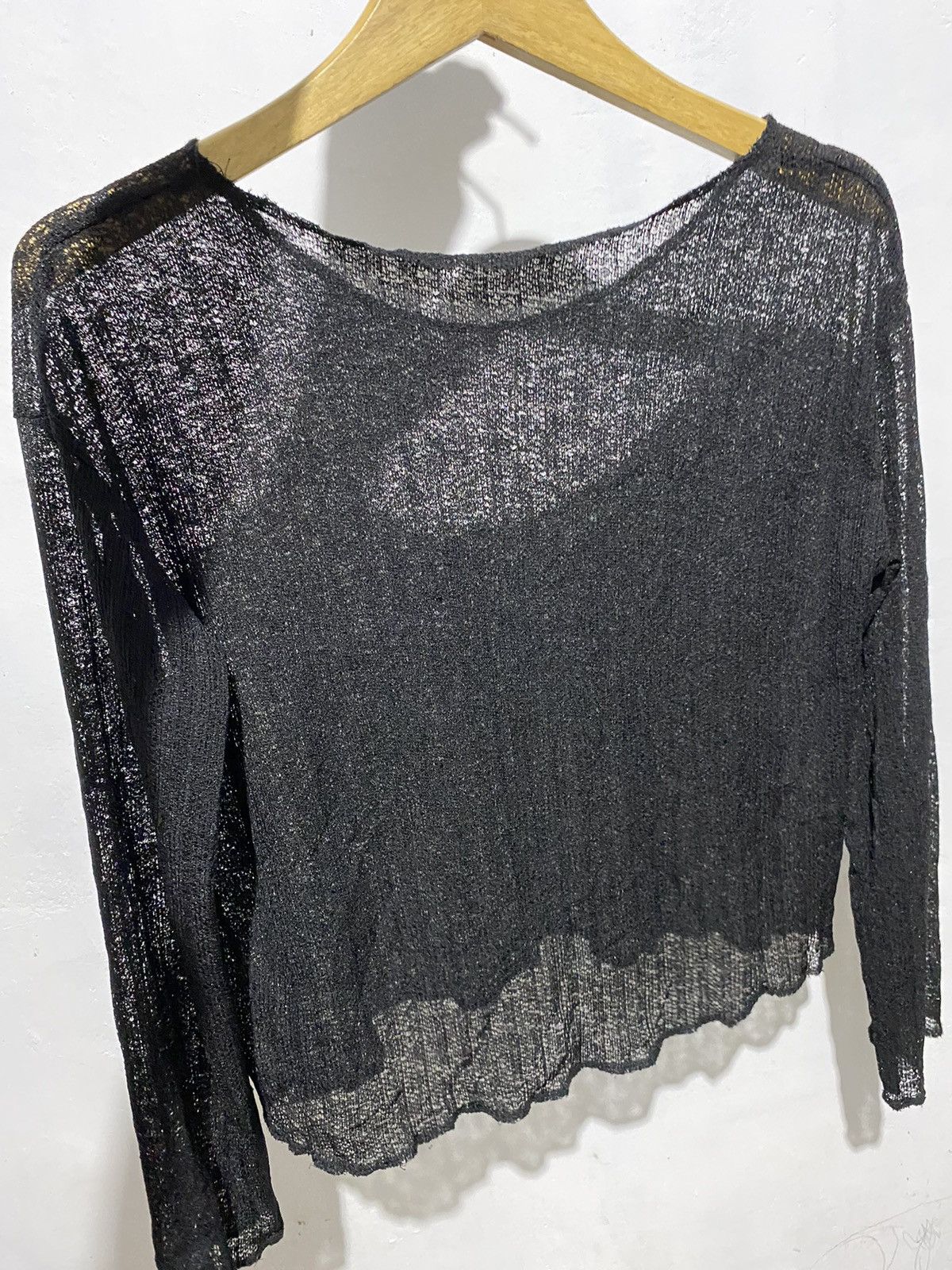 Hysteric Glamour × Japanese Brand Japanese unkwn fishnet cropped mesh cdg style Size US M / EU 48-50 / 2 - 6 Thumbnail