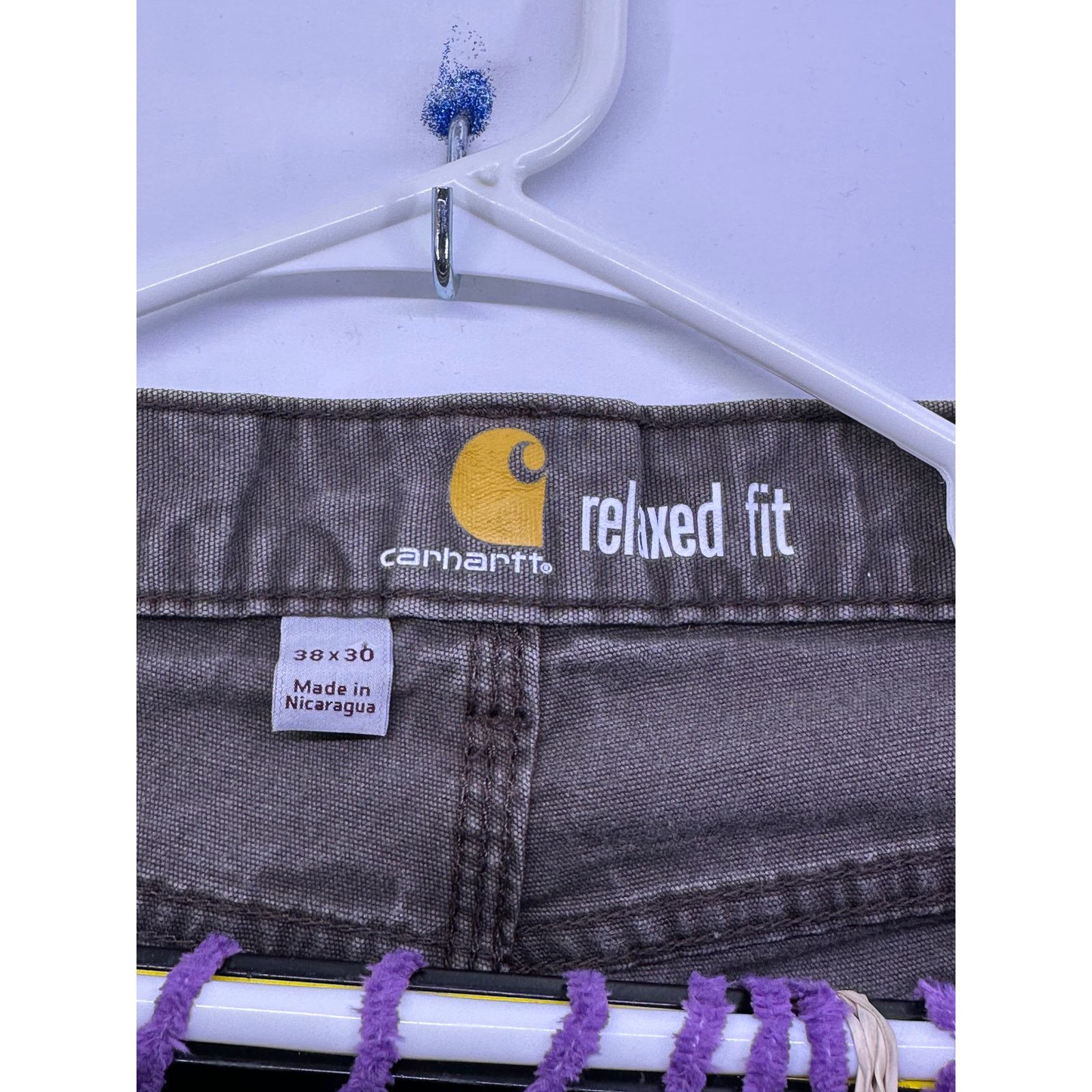 Carhartt Carhartt Straight Relaxed Fit Dark Grey Size 38/30 Jeans Size US 38 / EU 54 - 7 Thumbnail