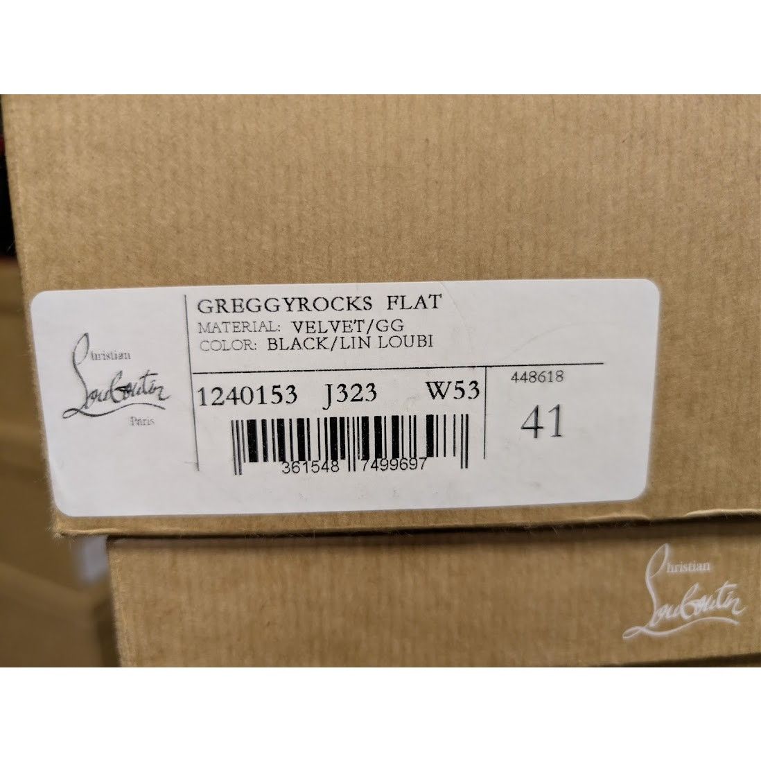 Christian Louboutin o1rshd1 Greggy Rocks Flat Shoe Boots in Black 41 Size US 8 / EU 41 - 24 Thumbnail