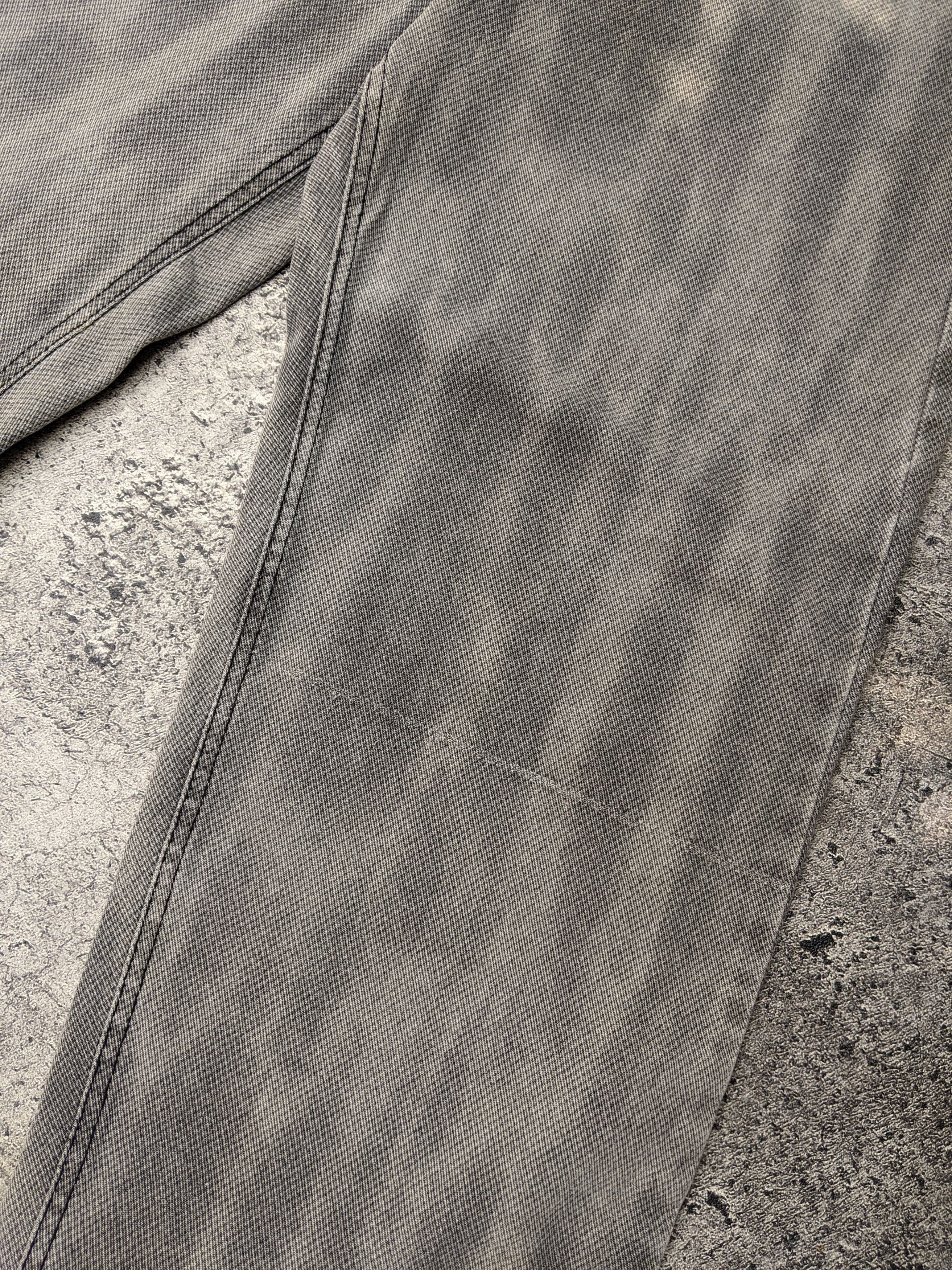 Japanese Brand Avan Dress Baggy Wide Leg Grey Jeans Size US 30 / EU 46 - 9 Thumbnail
