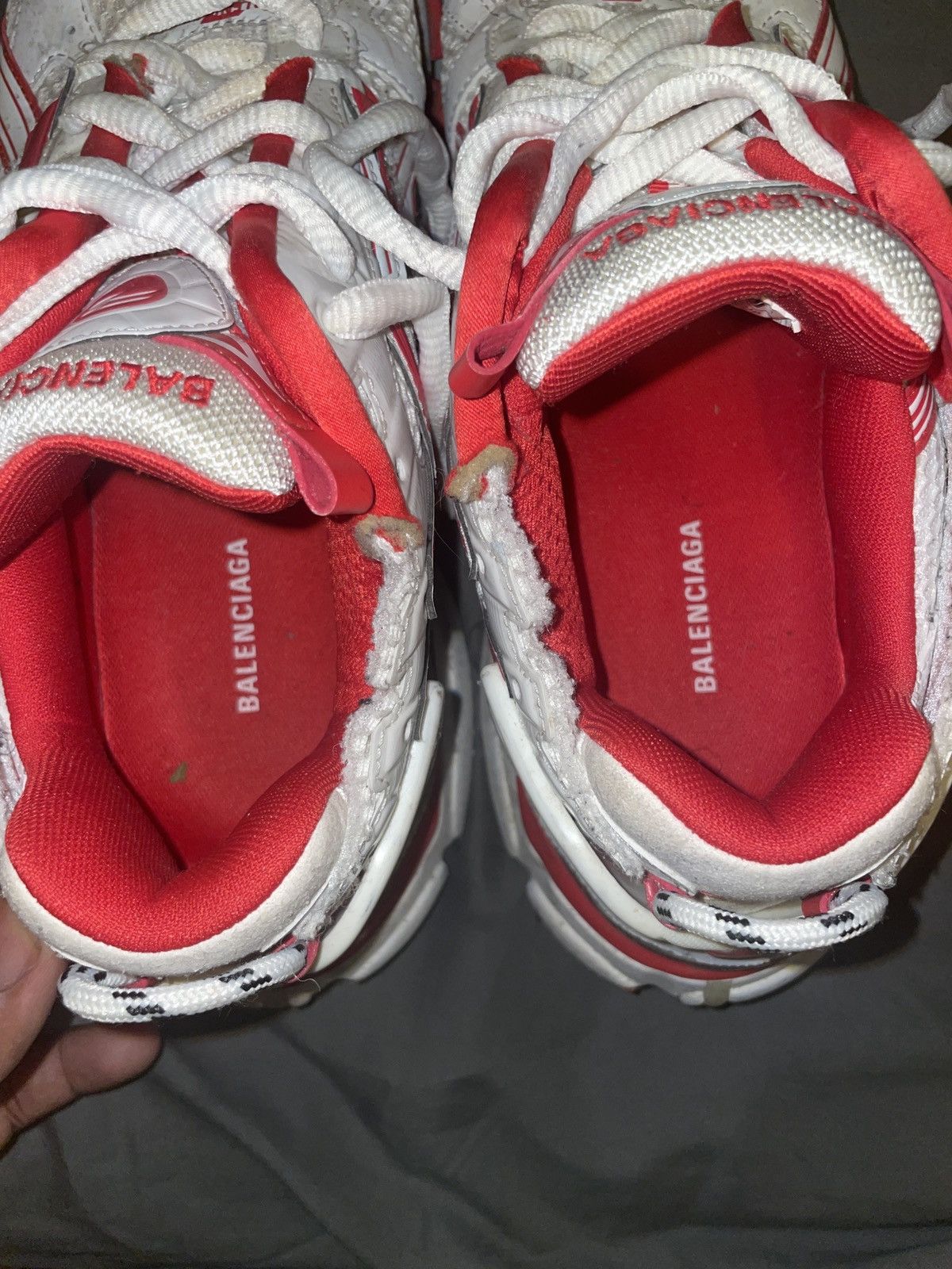 Balenciaga Balenciaga Runner Sneaker WHITE+RED Size US 9 / EU 42 - 5 Thumbnail