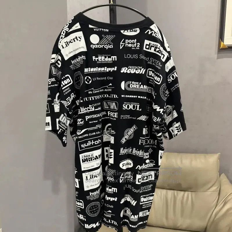 Louis Vuitton Louis Vuitton Black Cotton T. Size XL / US 12-14 / IT 48-50 - 2 Thumbnail
