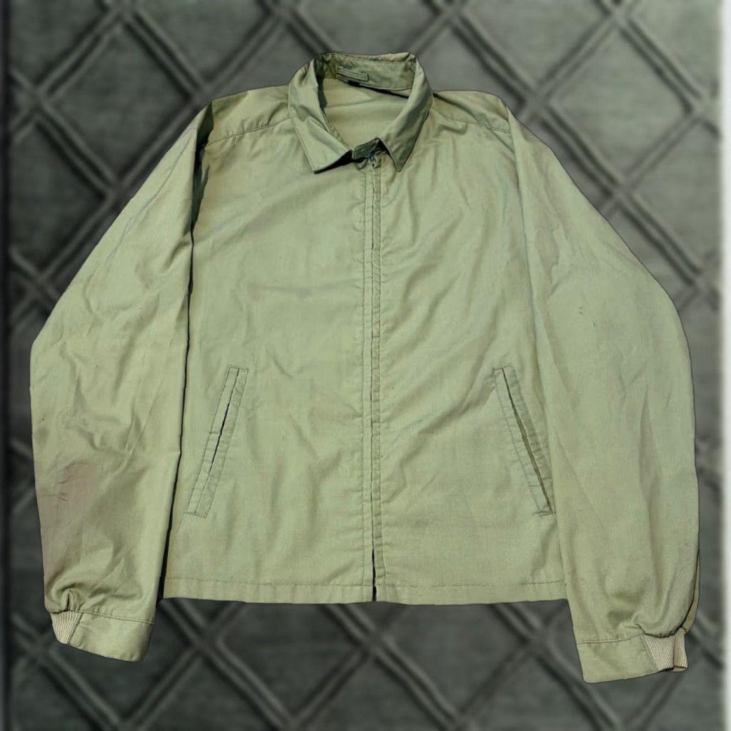 Vintage VINTAGE Sir Jac Light Green Full Zip Field Jacket Mens 46 Regular Cotton Blend Size 46 L-XL Green Field Jacket 60s Size US S / EU 44-46 / 1 - 1 Thumbnail