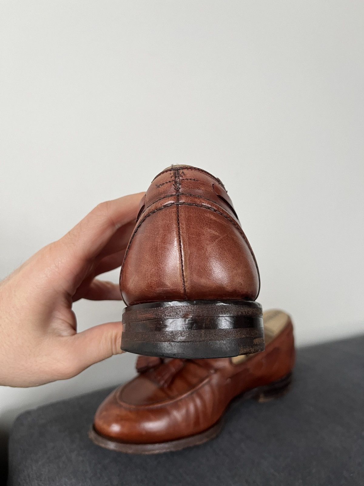 Cheaney Cheaney Boston Brown Made in England Loafers sz UK8 Size US 9 / EU 42 - 21 Thumbnail