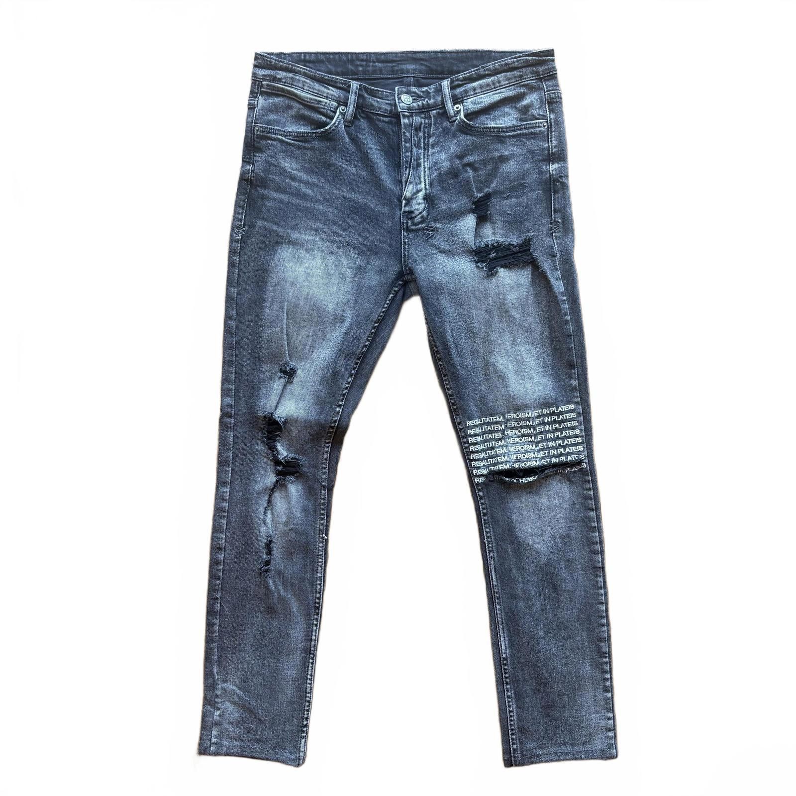 Ksubi Black Van Winkle Angst Plateis Jeans