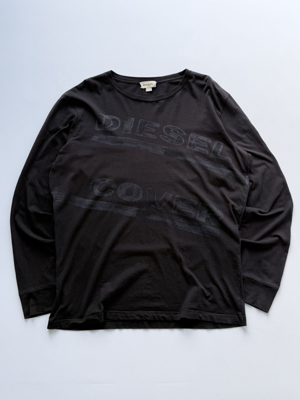 Diesel Vintage Y2K Diesel Long Sleeve T-Shirt Japanese Style Size US XL / EU 56 / 4 - 1 Thumbnail