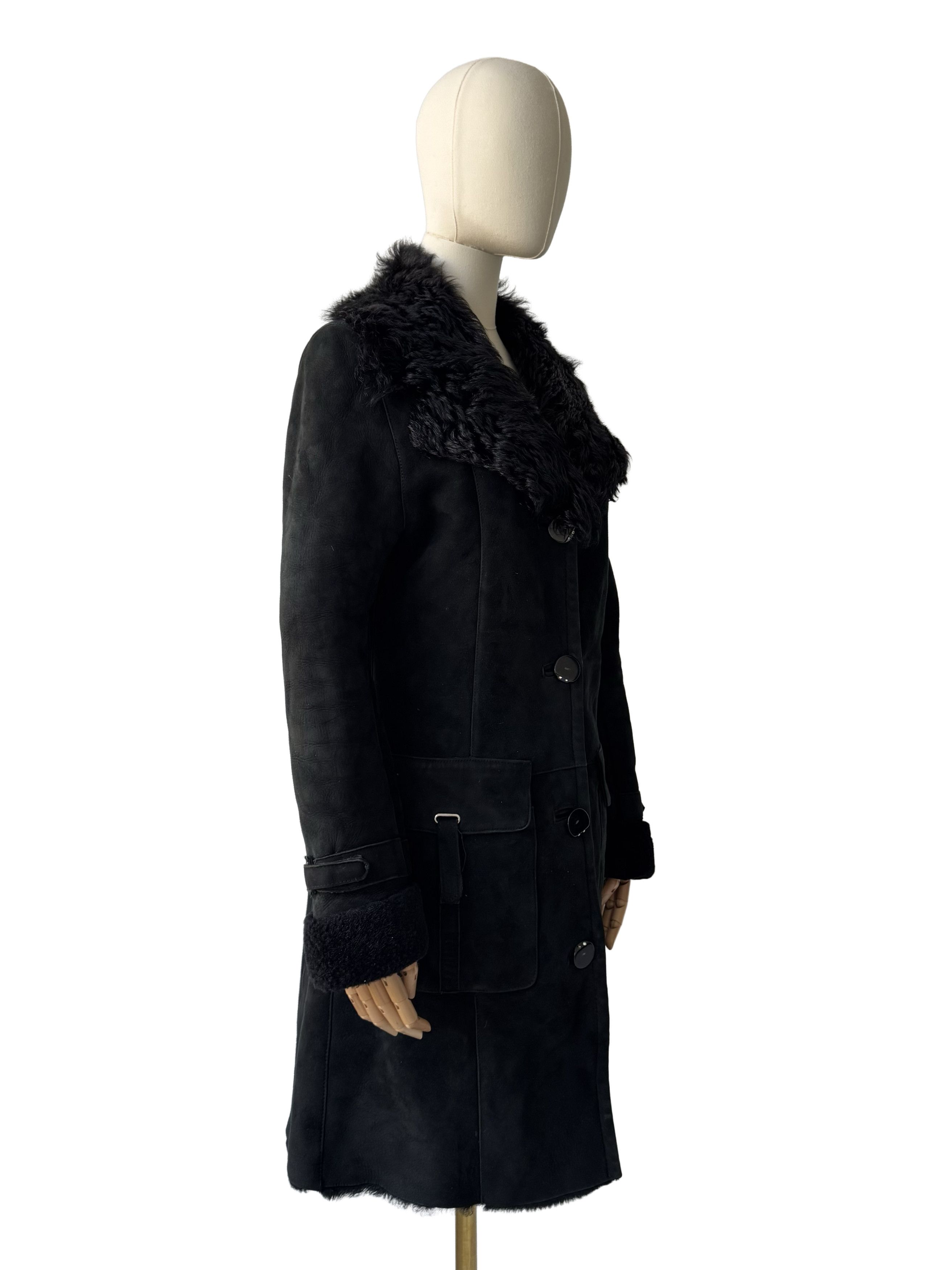 Vintage Vintage Sheepskin Coat Shearling Winter Jacket Size S / US 4 / IT 40 - 1 Thumbnail